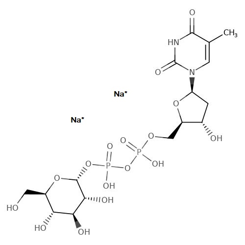 Thymidine-5-diphosphate-D-glucose disodium salt