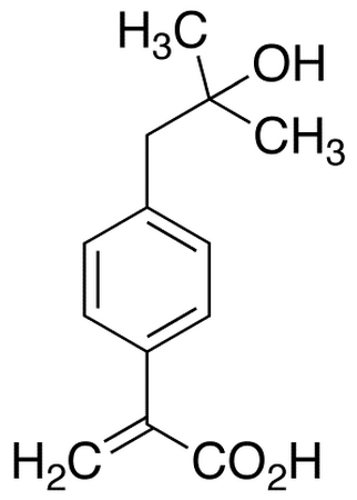 2-[p-(2-Methyl-2-hydroxypropyl)phenyl]propenoic Acid
