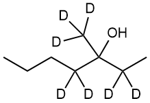 3-Methyl-d3-3-heptanol-2,2,4,4-d4