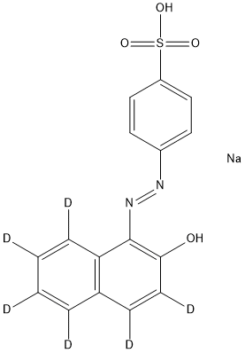 4-(2-Hydroxy-1-naphthyl-3,4,5,6,7,8-d6-azo)benzenesulfonic acid sodium salt