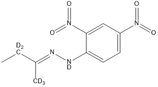 2-Butanone-1,1,1,3,3-d5-2,4-dinitrophenylhydrazone-ND