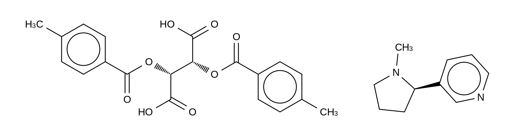 R-(+)-Nicotine Di-p-toluoyl-D-tartrate Salt