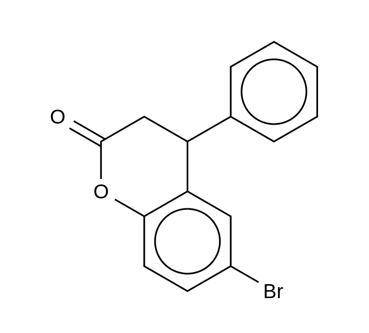 6-Bromo-3,4-dihydro-4-phenyl-2H-1-benzopyran-2-one