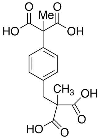 2-[4-(1,1-Dicarboethoxy)benzyl]-2-methyl Malonic Acid