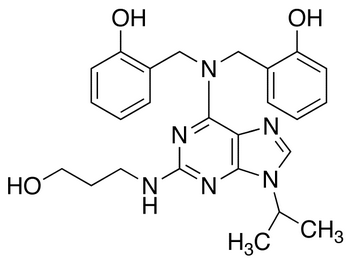 6-[N,N-Di(2-hydroxybenzyl)amino]-2-[(3-hydroxypropyl)amino]-9-isopropylpurne
