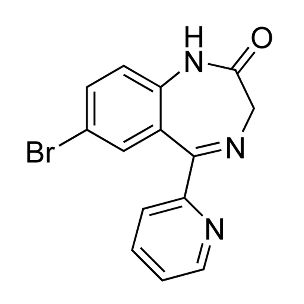 Bromazepam (unlabeled) 1.0 mg/mL in methanol