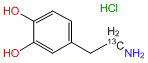 2-(3,4-Dihydroxyphenyl)ethyl-1-13C-amine HCl