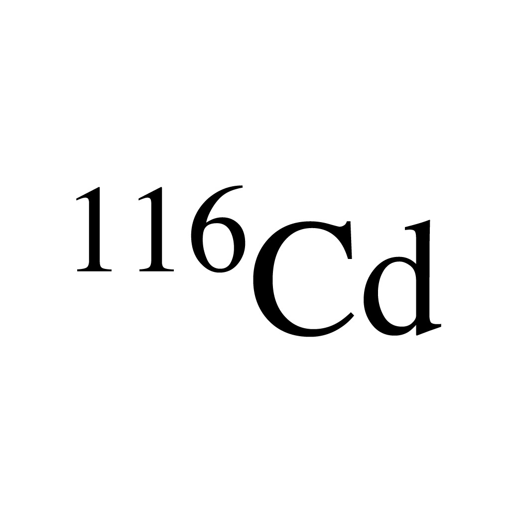 Cadmium-116 metal (¹¹⁶Cd)