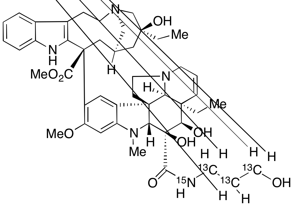 Vindesine N-(3-Hydroxypropyl)amid3,15C3,15N