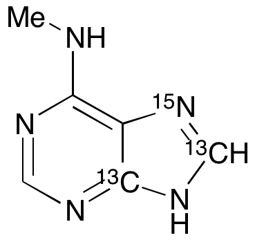6-(Methylamino)purin2,15C2,15N