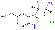 5-Methoxytryptamine-α,α,β,β-d4 HCl