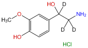 (±)-Normetanephrine-α,β,β-d3 HCl