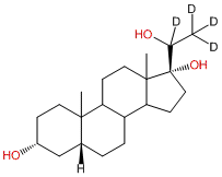 5β-Pregnan-3α,17α,20-triol-20,21,21,21-d4