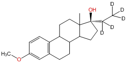 1,3,5(10)-Estratriene-17α-ethyl-d5-3,17β-diol 3-Methyl Ether