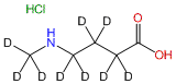 4-(Methyl-d3-amino)butyric-2,2,3,3,4,4-d6 Acid HCl