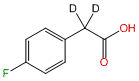(4-Fluorophenyl)acetic-2,2-d2 Acid