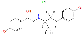 Ractopamine-d6 HCl (1-methyl-d3-propyl-1,2,2-d3) (mixture of diastereomers)