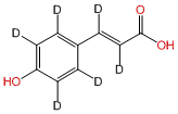 trans-4-Hydroxycinnamic-α,β,2,3,5,6-d6 Acid