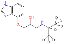 (±)-Pindolol-d7 (iso-propyl-d7)