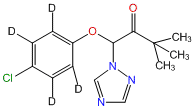 (±)-Triadimefon-d4 (4-chlorophenoxy-d4)