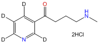 4-(Methylamino)-1-(3-pyridyl-d4)-1-butanone 2HCl