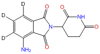 (±)-Pomalidomide-d3 (phthalimide-4,5,6-d3)