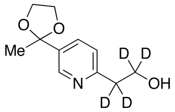 5-(2-Methyl-1,3-dioxolan-2-yl)-2-pyridineethanol-d4