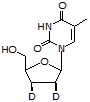2â€™,3â€™-Dideoxy-Thymidine-d2