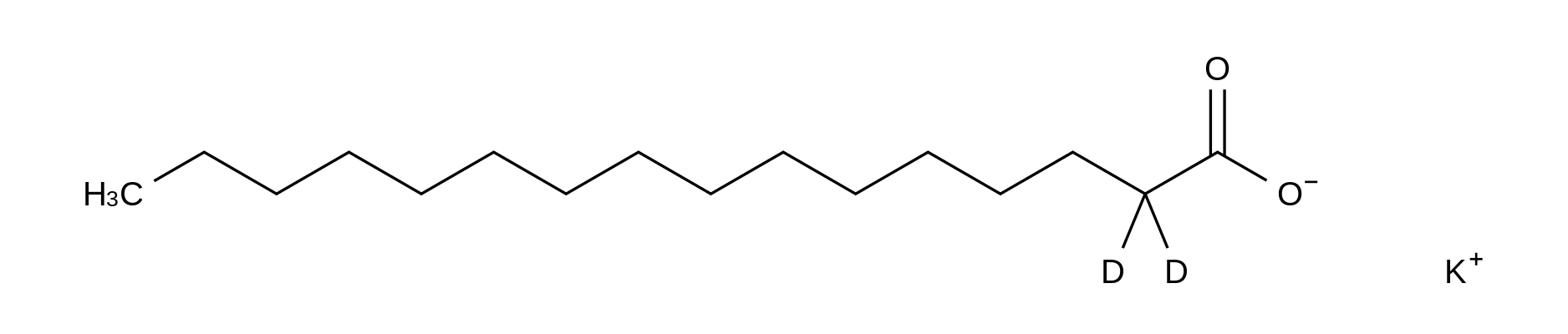 Potassium Hexadecanoate-2,2-d2