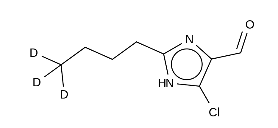 2-Butyl-d3-4-chloro-1H-imidazole-5-carboxaldehyde