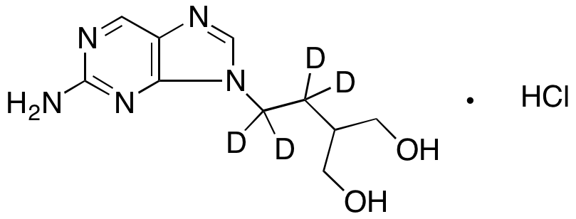 6-Deoxypenciclovir-d4 hydrochloride