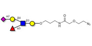 Sialyl Lewis x (sLex) pentaose with terminal azide (Linker-N3 B)