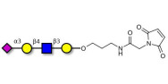 Sialylated tetraose type 2 linked to maleimide (Linker-MAL A)