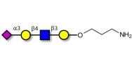 Sialylated tetraose type 2 with free terminal amine (Linker-NH2 A)