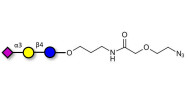 3'-Sialyllactose (3'-SL) / GM3 Ganglioside oligosaccharide with terminal azide (Linker-N3 B)