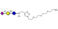 3'-Sialyllactose (3'-SL) / GM3 Ganglioside oligosaccharide with free terminal amine (Linker-NH2 B)