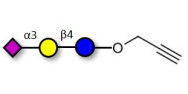 3'-Sialyllactose (3'-SL) / GM3 Ganglioside oligosaccharide with terminal alkyne (Linker-CΞCH B)