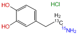 2-(3,4-Dihydroxyphenyl)ethyl-1-13C-amine-15N HCl