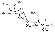 2-3-6-2-3-4-6-Hepta-O-acetyl-β-lactosyl azide