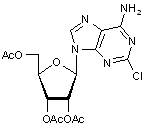 6-Amino-2-chloro-9-(2,3,5-tri-O-acetyl-β-D-ribofuranosyl)purine