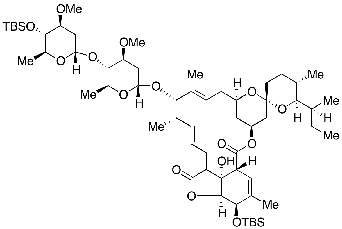 5-O-Demethyl-4,5-bis-O-[(1,1-dimethylethyl)dimethylsilyl]-22,23-dihydro-28-oxo-Avermectin A1a
