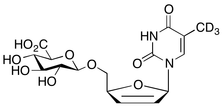 Stavudine 5-O- β-Glucuronide-d3